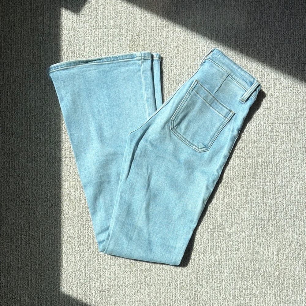KanCan Light Wash High-Rise Flare Jeans